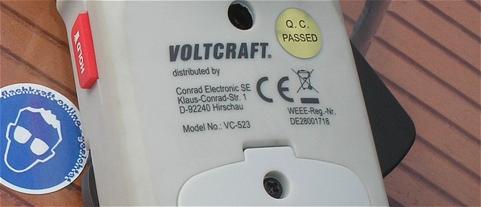 hq7 4 Multimeter 13A 130 155 1x Stromzange VC-532 u.a. Voltcraft 124456 EAN 4016138762464