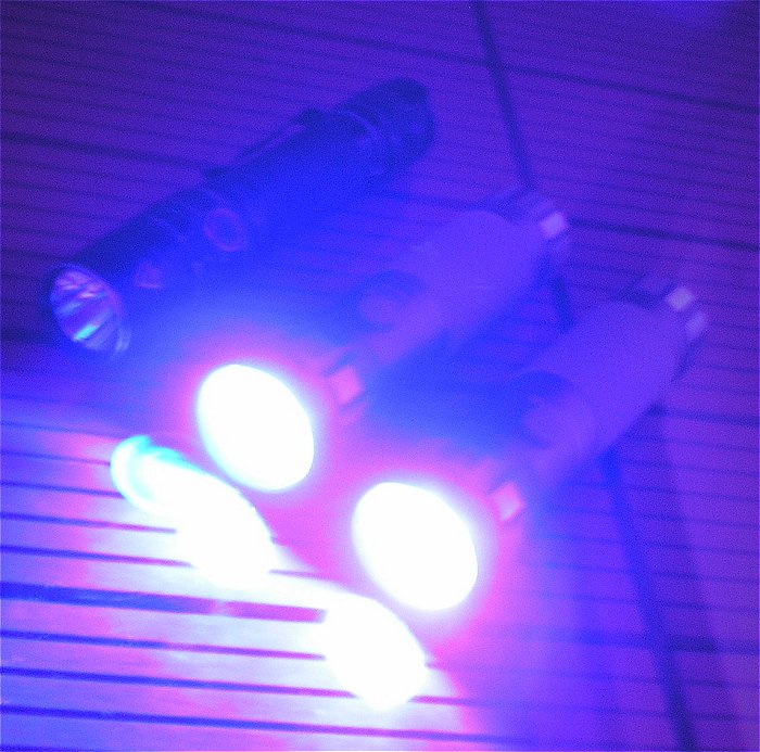 hq 3 Stück LED Taschenlampen Aluminium 1x Fenix FD35 2x Varta UV Schwarzlicht