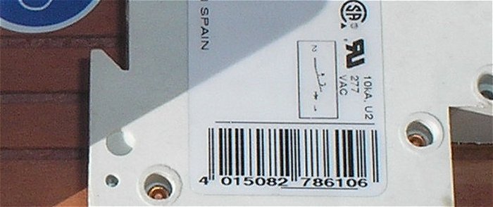 hq2 8x Leitungsschutzschalter LS Automat Sicherung Moeller FAZ-S6 1 EAN 4015082786106