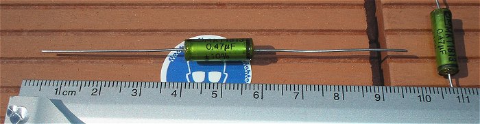 hq1 2x Kondensator 0,47µF mu mikro 470nF nano Farad radial 10% 100V Volt ERO MKT 1813