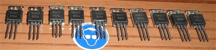hq2 2x Transistor PNP 45V 6,0A 65W TO-220 Texas Instruments B521 BD244