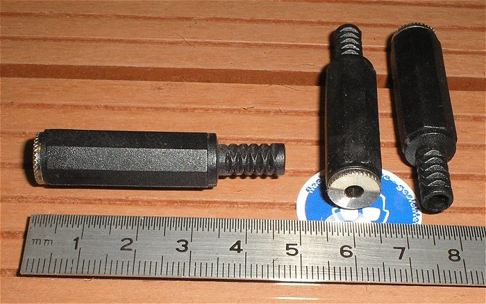 hq2 2x Buchse Kupplung Klinkenbuchse Klinke 3,5mm stereo Lötanschluß