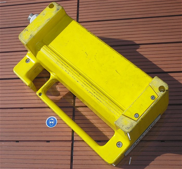 hq1 Bediengehäuse gelb Rose mit Taster Knebel Schließer Siemens 3SB3400-0B 0D