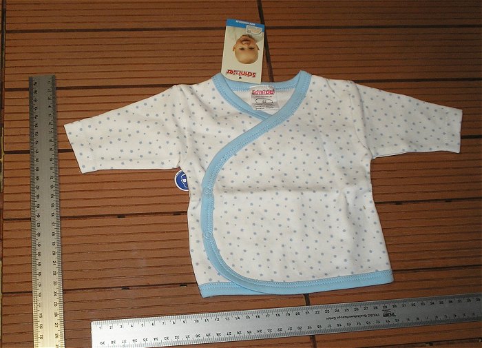 hq Baby Shirt Hemd Schnitzler Playshoes GmbH 117 weiß blau 44 800204 EAN 4010952410556