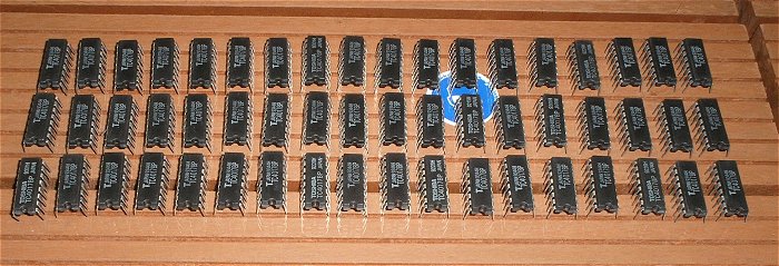 hq3 2x IC Decimal Johnson Counter Zähler 5 stufig CMOS DIP 16 Toshiba TC4017BP Japan