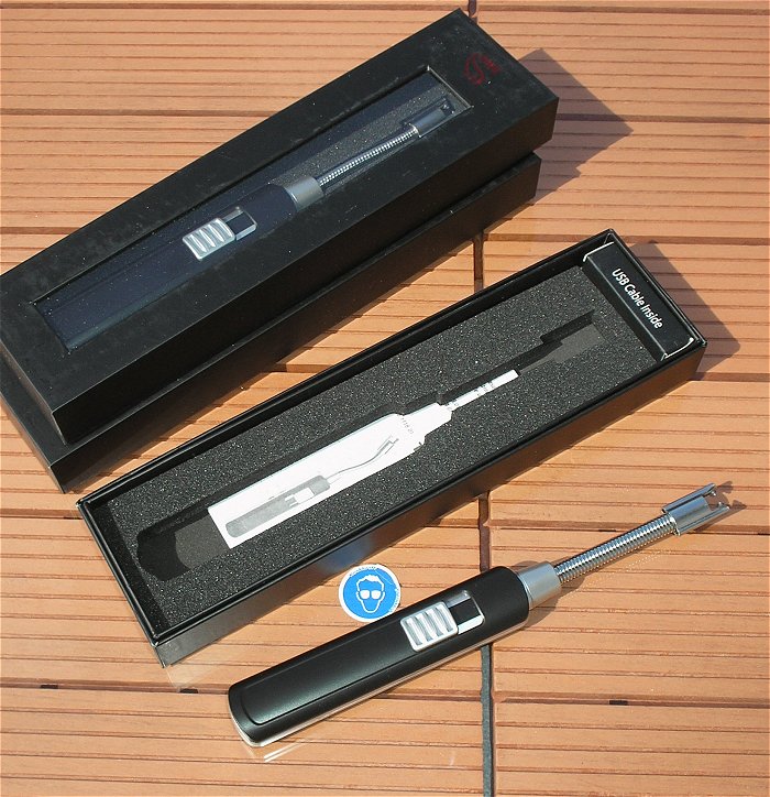 hq ARC Lichtbogen Elektro Feuerzeug USB Akku TFA Dostmann 98.1118.01 EAN 4009816033116
