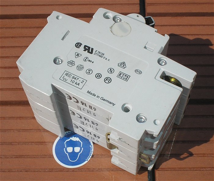 hq1 Leitungsschutzschalter LS Automat Sicherung B16 A Ampere 3polig ABB S263