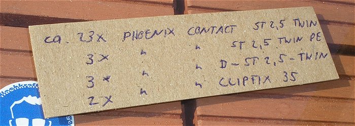 hq5 ca 23x Klemme Reihenklemme 2,5mm² grau Phoenix Contact ST2.5 TWIN 3x PE 3x D-ST