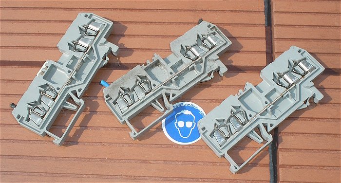 hq1 ca 36x Klemme Reihenklemme 4-Leiter 2,5mm² Wago 280 3x Deckel 3x Endclip 249