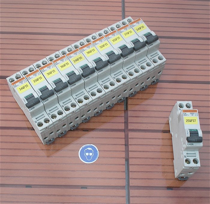 hq Leitungsschutzschalter LS Automat Sicherung C4 2polig Merlin Gerin EAN 3303430175704