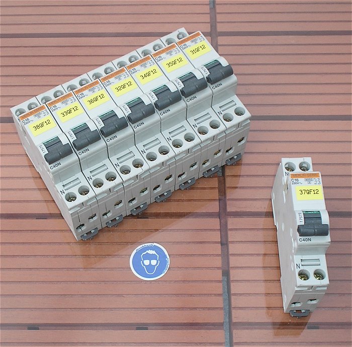hq Leitungsschutzschalter Automat Sicherung C16 A 2polig Merlin Gerin EAN 3303430175735