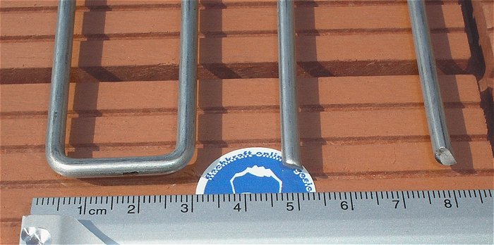 hq2 25 Stück Erdanker U-Zeltheringe Erdnägel auch für Folie Kabel Vlies Gartenschlauch 