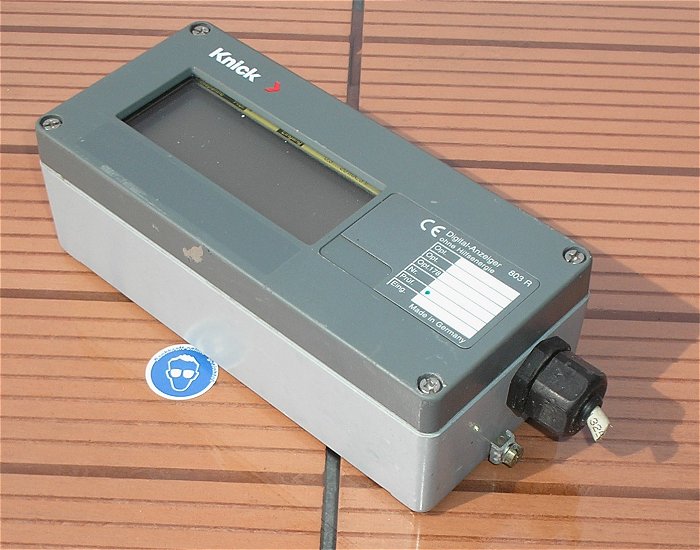 hq1 Prozess Anzeiger 0,3-20mA LCD Digital Process Indicator Loop Powered Knick 803R 
