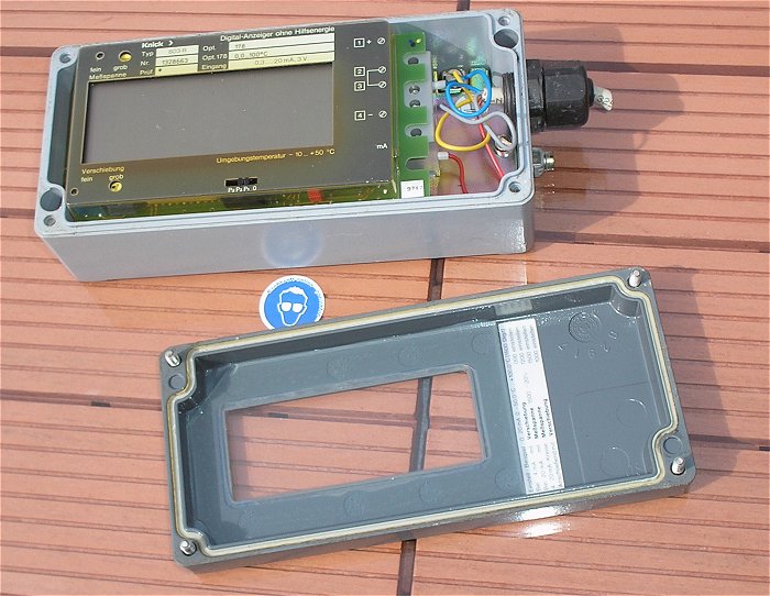 hq3 Prozess Anzeiger 0,3-20mA LCD Digital Process Indicator Loop Powered Knick 803R 