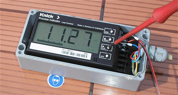 hq6 Prozess Anzeiger 4-20mA LCD Digital Process Indicator Loop Powered Knick 830R 