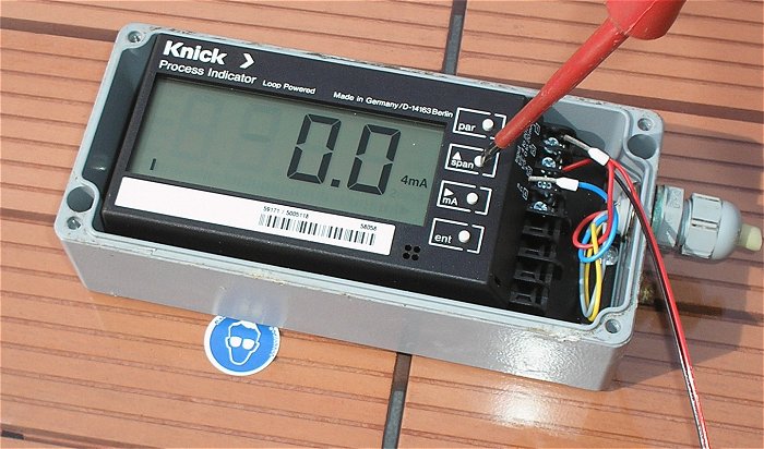 hq7 Prozess Anzeiger 4-20mA LCD Digital Process Indicator Loop Powered Knick 830R 