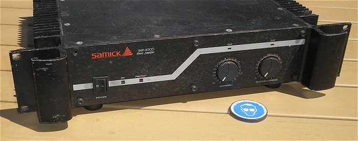 hq1 Audio PA Verstärker Endstufe Power Amplifier Stereo Mono Samick SMP-4000 