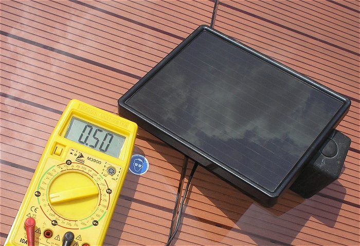 hq3 Solarmodul Solarzelle Solarpanel ca 21x17cm ca 5,5V 500mA Brennenstuhl 