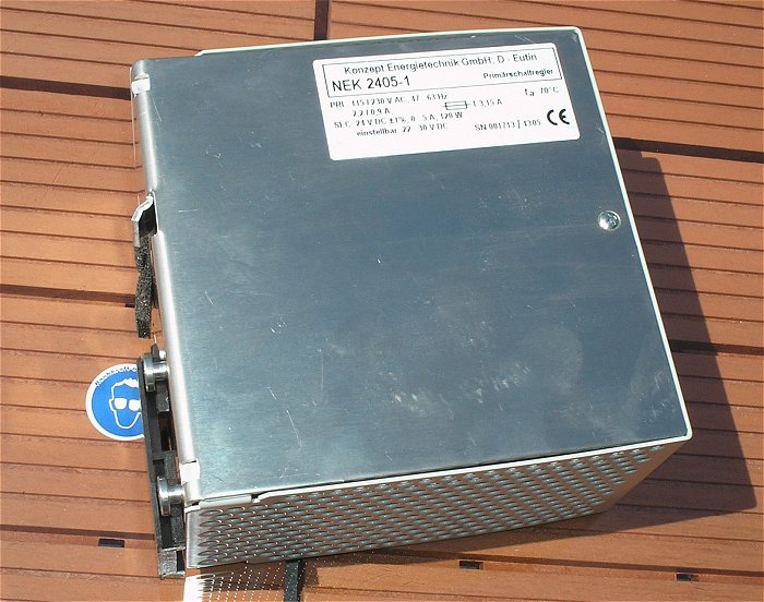 hq2 Schaltnetzteil 115V oder 230V AC auf 24V DC 5A Ampere Cosmo Konzept NEK 2405-1