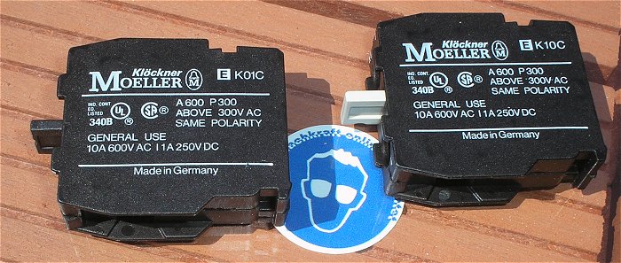 hq6 Gehäuse 2fach Zweifachdrucktaster K01C K10C Klöckner Moeller R2M I EAN 4015080649694