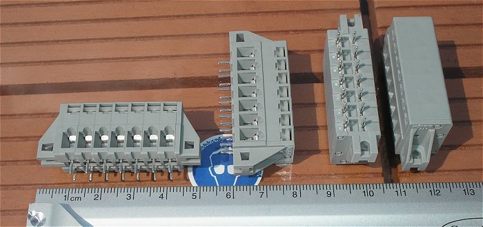 hq1 80x Printklemmen Federzug 7polig 2,5mm² grau Wago 741-137 51142756 EAN 4044918679756