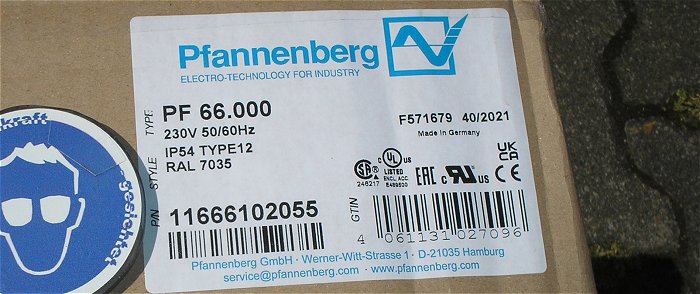 hq5 Lüfter ca 31,5cm 230V Volt AC Pfannenberg PF 66.000 11666102055 EAN 4061131027096