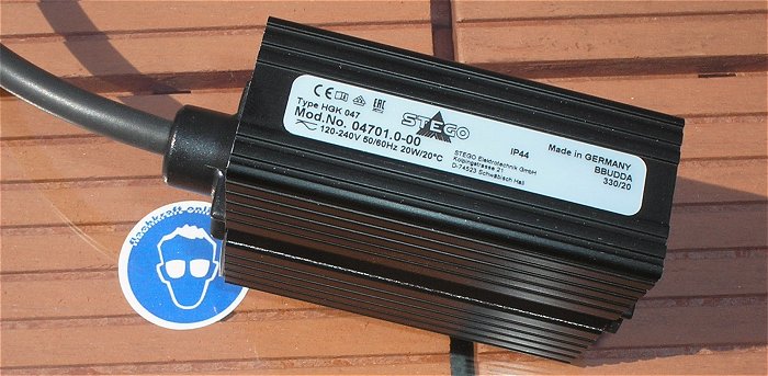 hq1 Schaltschrankheizung 120-230V Volt AC 20W für Hutschiene Stego HGK 047 047010-00