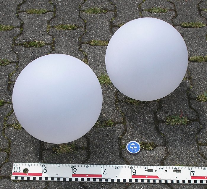 hq1 3x Leuchtkugel Solarkugel Leuchtkörper 30cm 300mm Heitronic 35421 EAN 4002940354218