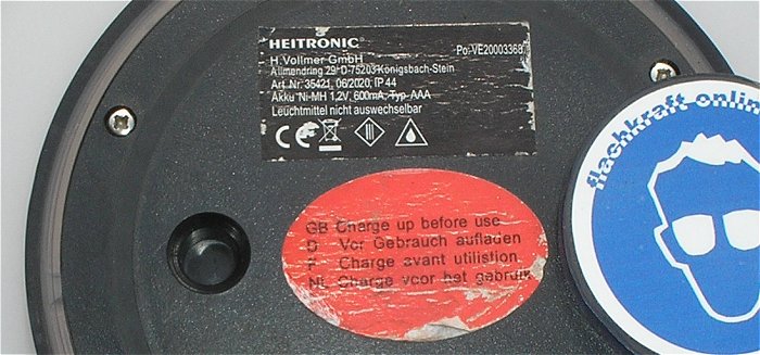hq2 3x Leuchtkugel Solarkugel Leuchtkörper 30cm 300mm Heitronic 35421 EAN 4002940354218