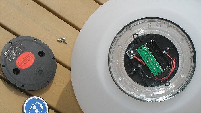 hq4 3x Leuchtkugel Solarkugel Leuchtkörper 30cm 300mm Heitronic 35421 EAN 4002940354218