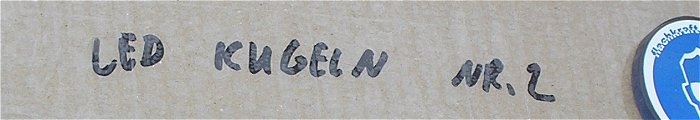 hq7 3x Leuchtkugel Solarkugel Leuchtkörper 30cm 300mm Heitronic 35421 EAN 4002940354218