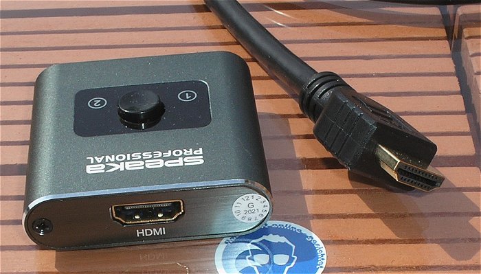 hq2 2Stück HDMI Switch Schalter u.a.1x Speaka Professional 1x Manhattan 766623207874 