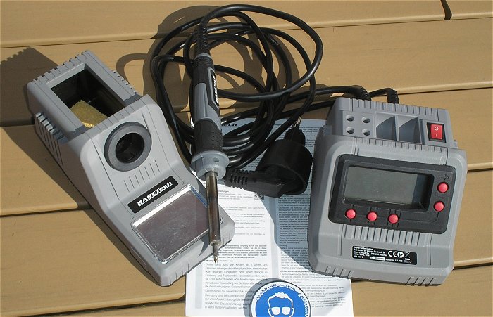 hq1 4x digitale Lötstation Lötkolben 230V AC 60W Watt Basetech 2147832 EAN 4053199983209