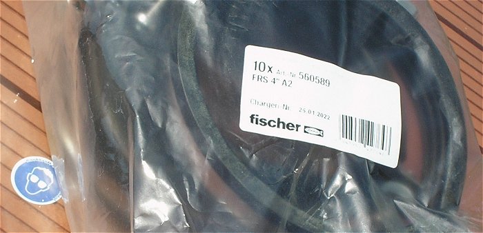 hq5 10 Rohrschellen Fischer FRS 4Zoll 102-116mm M10 Edelstahl 560589 EAN 4048962427646