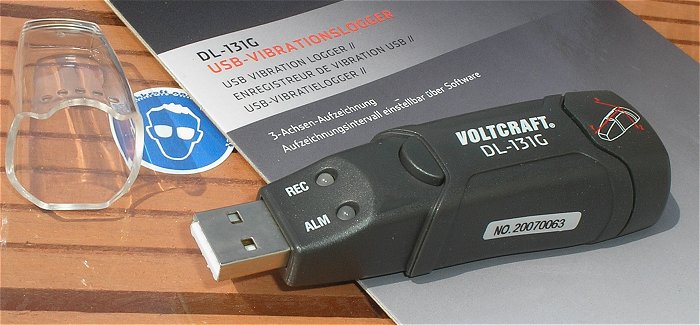 hq1 USB Datenlogger Vibration Erschütterungen Voltcraft DL-131G 419329  EAN 4016138822960