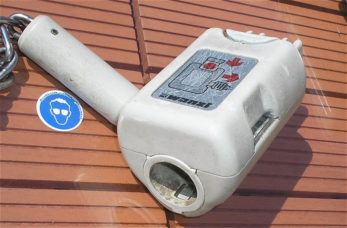 hq1 3 Stück Schlösser Pfandschloß Münzschloß für ca 25mm Rohr Einkaufswagen Wanzl 