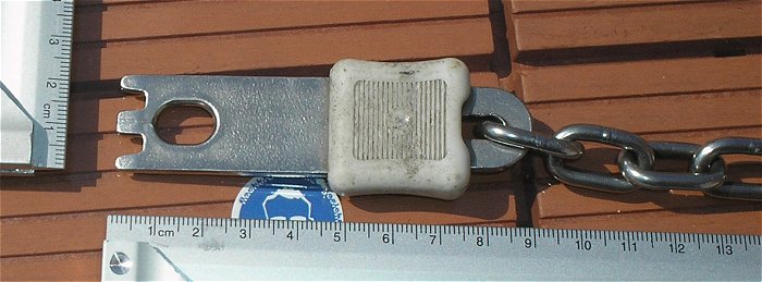 hq4 3 Stück Schlösser Pfandschloß Münzschloß für ca 25mm Rohr Einkaufswagen Wanzl 