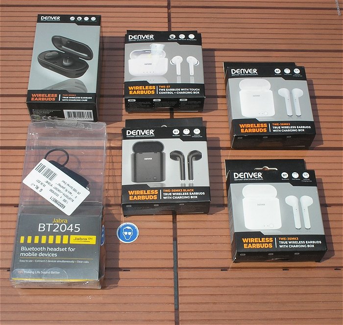 hq 6x Kopfhörer Ohrhörer USB Bluetooth u.a. Jabra BT2045 Denver TWE 36MKS 37 53MK2 