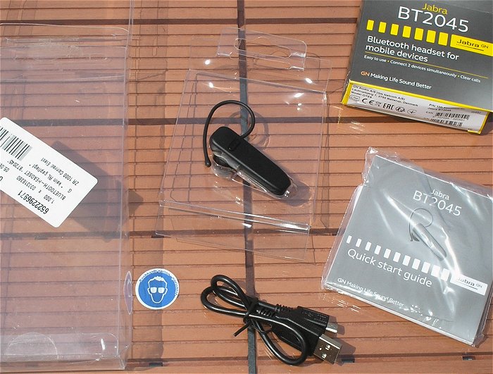 hq5 6x Kopfhörer Ohrhörer USB Bluetooth u.a. Jabra BT2045 Denver TWE 36MKS 37 53MK2 