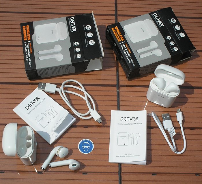 hq7 6x Kopfhörer Ohrhörer USB Bluetooth u.a. Jabra BT2045 Denver TWE 36MKS 37 53MK2 