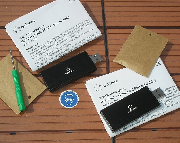 hq7 SD Kartenleser USB Stick M.2 SSD Gehäuse Dockingstation u.a. Renkforce RF-DKS 