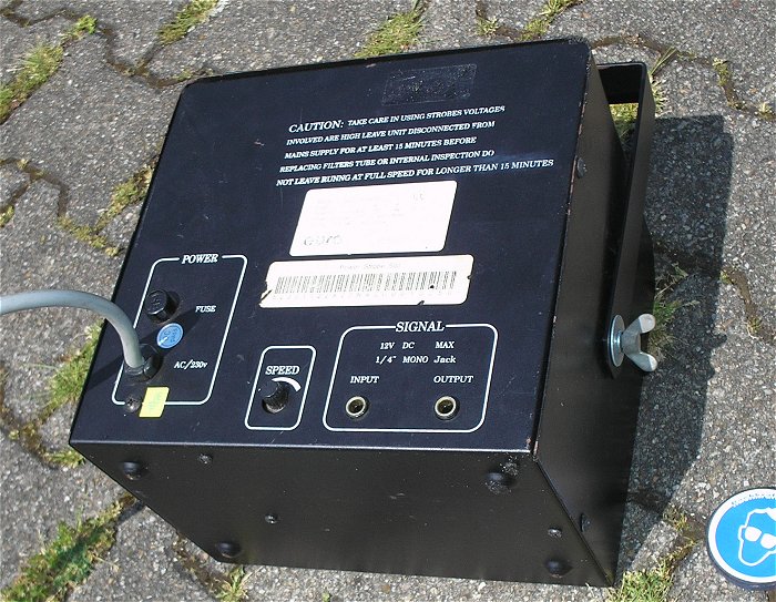 hq2 Stroboskop Blitzer Flasher analog 0-10V 230V Volt AC Eurolite Power Strobe 500 
