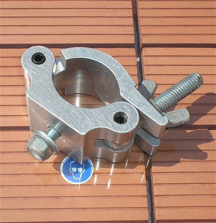 hq Rohrschelle Aluminium Truss Traversen Clamp Klemme Halbschelle für ca 50mm Rohr 