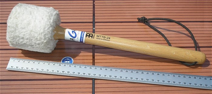 hq3 Tam Tam Schlägel ca 250g 8.8oz für 24“ 61cm Meinl Schlagzu MTTB-24 1599699 