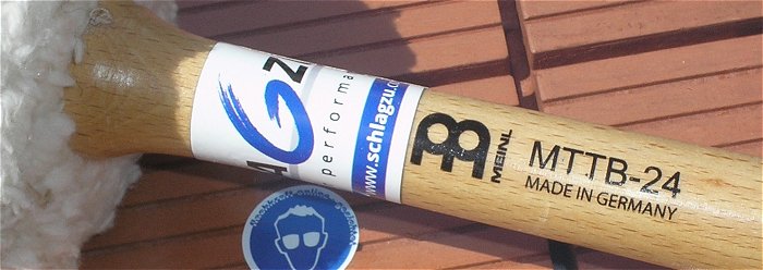 hq4 Tam Tam Schlägel ca 250g 8.8oz für 24“ 61cm Meinl Schlagzu MTTB-24 1599699 