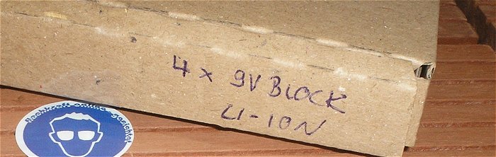 hq2 4 Stück 9V-Block LiIon Li-Ion Akku wiederaufladbar 7,4V 500mAh Conrad Energy 