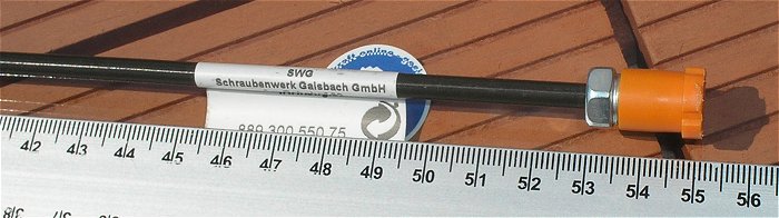 hq1 Bremsleitung Stahl 4,75mm 550mm Boerdel F M10x1 SW 11x16,7  EAN 4009146524001