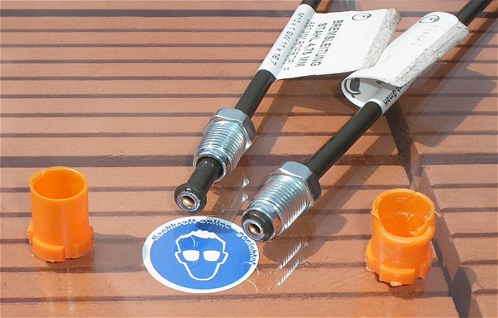 hq2 Bremsleitung Stahl 4,75mm 550mm Boerdel F M10x1 SW 11x16,7  EAN 4009146524001