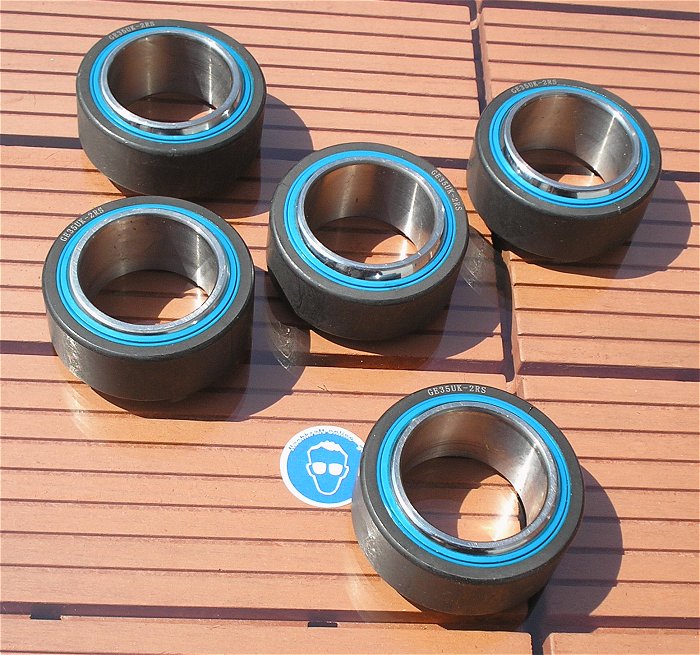 hq Gelenklager mit beidseitig berührender Dichtung GE35UK-2RS GE35-UK-2RS 