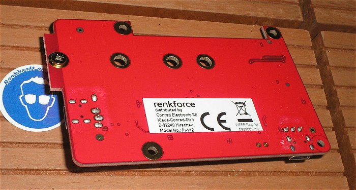 hq1 USB M.2 Sata SSD Erweiterungsslot Raspberry Renkforce PI-112 1487097  EAN 4016139093253